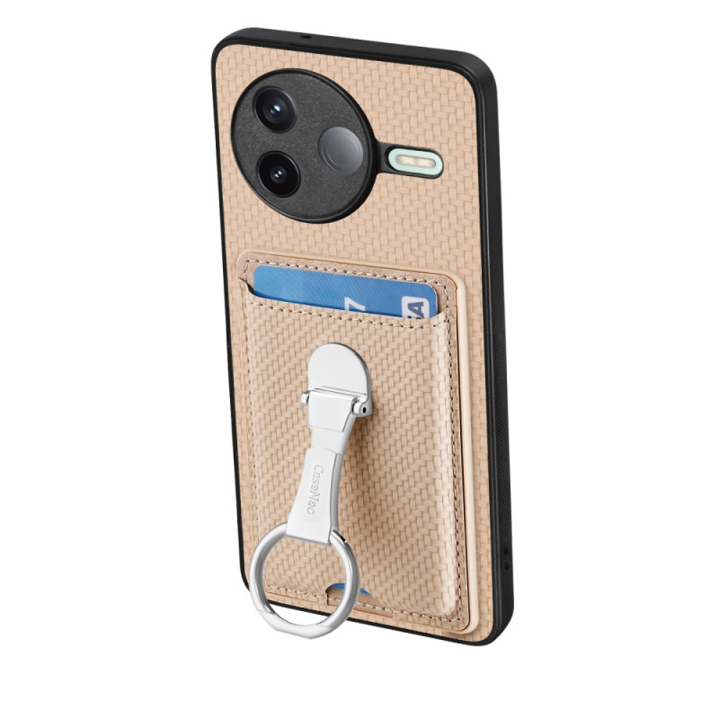 Xiaomi Poco F7 Pro Hoesje Kaarthouder en Metalen Voet