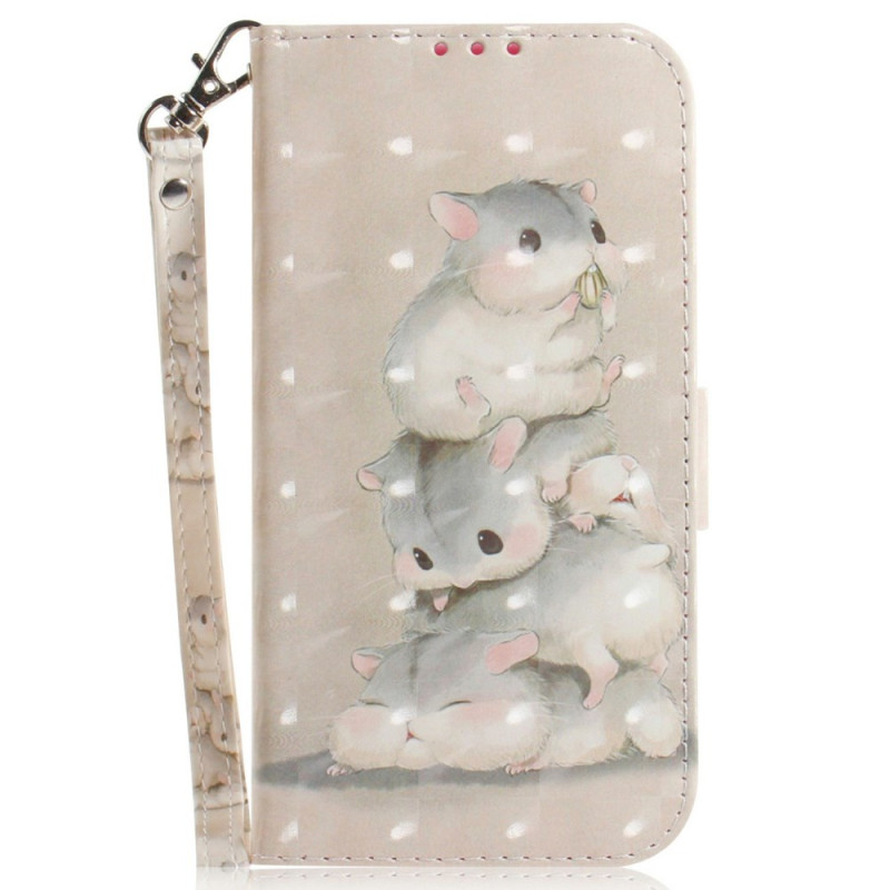 Hoes Poco F7 Pro 5G / F7 Ultra 5G Hamsters met riem