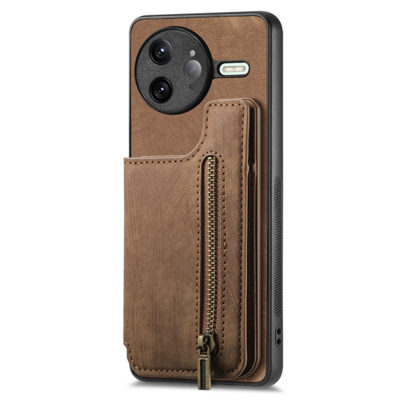 Poco F7 Ultra 5G Suede Effect Hoesje met Ritspashouder