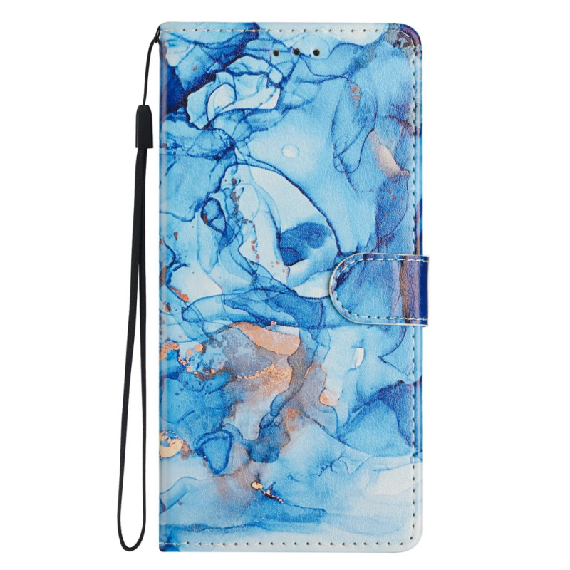 Honor Magic 7 Lite / X9c Marmerblauw Hoesje