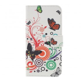 Samsung Galaxy S10 Plus Hoesje Vlinders en Bloemen