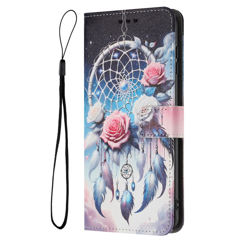 Cover Realme 14 5G / 14T 5G Bloemenpatroon en dromenvanger