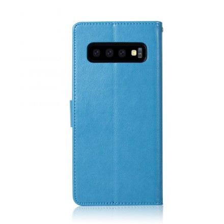 Samsung Galaxy S10 Plus Lederen Hoesje Catchy Uil