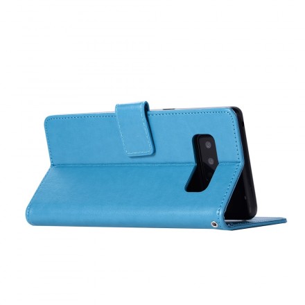 Samsung Galaxy S10 Plus Lederen Hoesje Catchy Uil