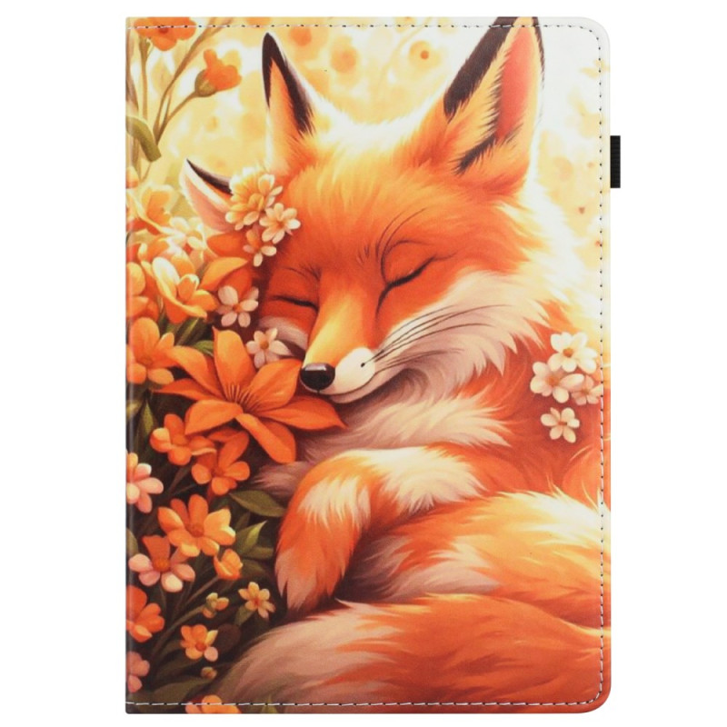 Samsung Galaxy Tab S10 FE / S9 / S9 FE Etui Floral Fox
