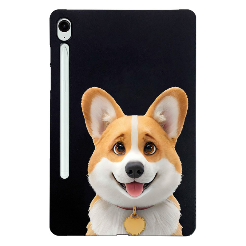 Samsung Galaxy Tab S10 FE / S9 / S9 FE Hoesje Corgi patroon