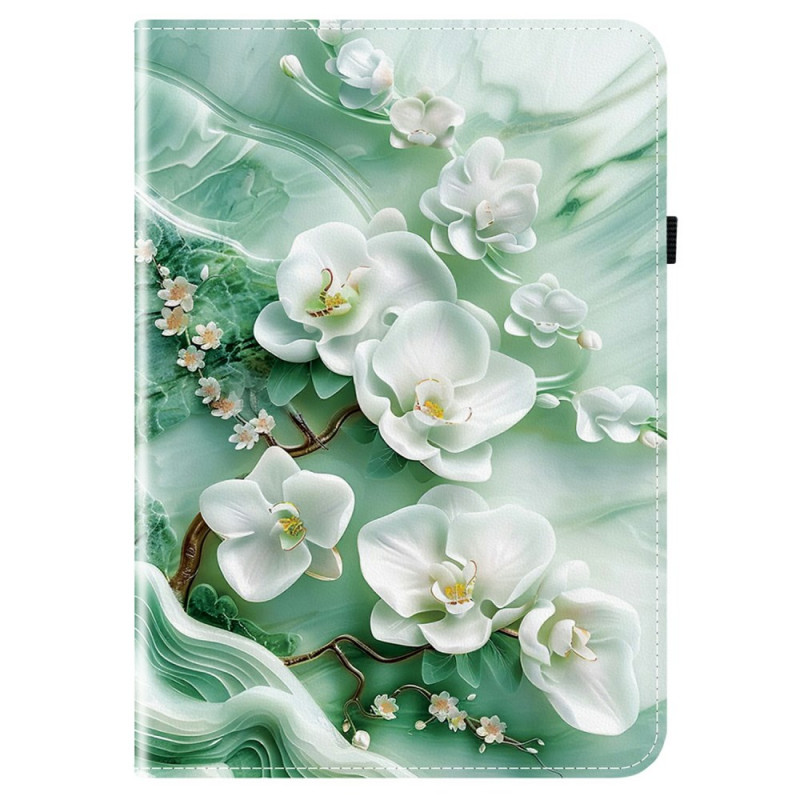 Samsung Galaxy Tab S10 FE Plus Jade Bloemen Hoesje