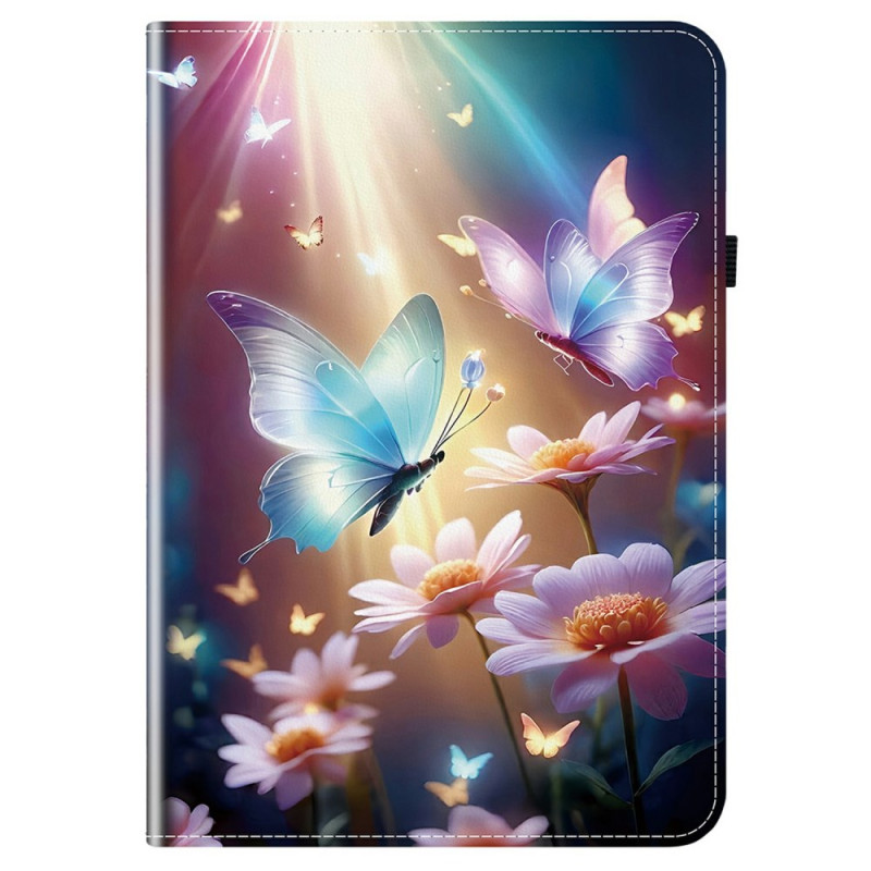 Samsung Galaxy Tab S10 FE Plus Lichtgevende Vlinders Hoesje