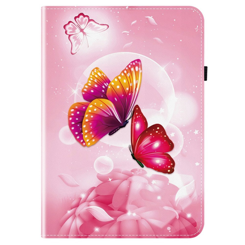 Samsung Galaxy Tab S10 FE Plus Hoesje Roze Vlinders