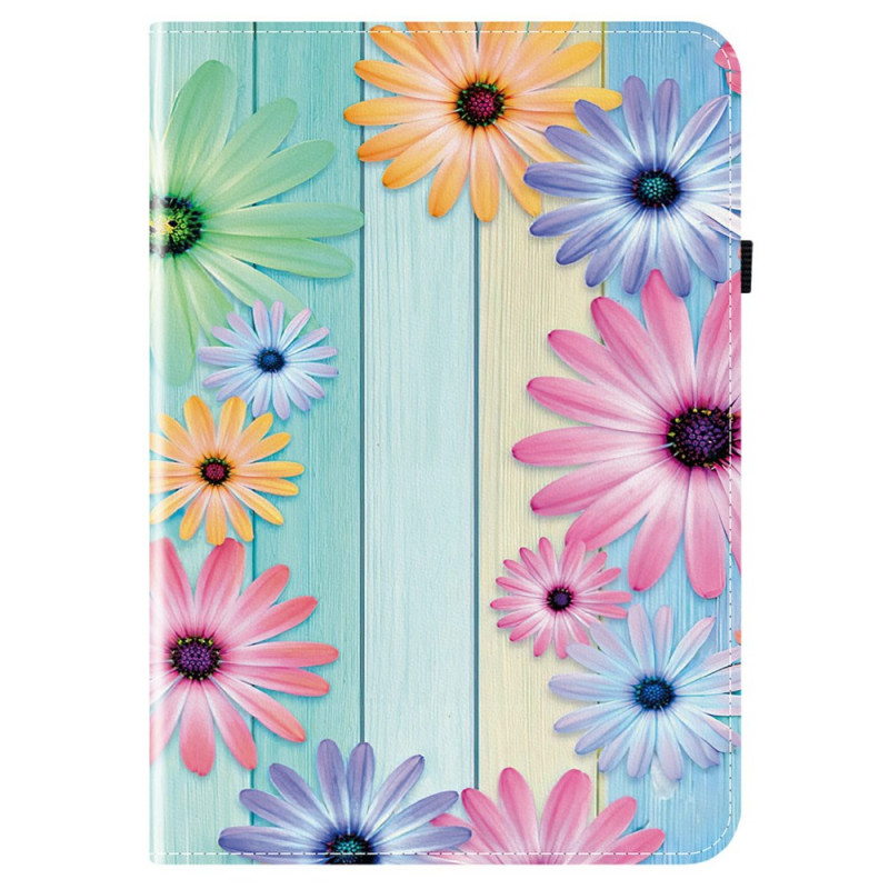 Samsung Galaxy Tab S10 FE Plus Gekleurd Zonnebloemen Hoesje