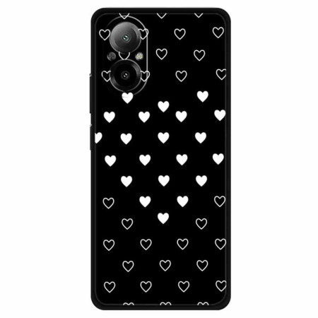 Realme C67 Wit Harten Hoesje