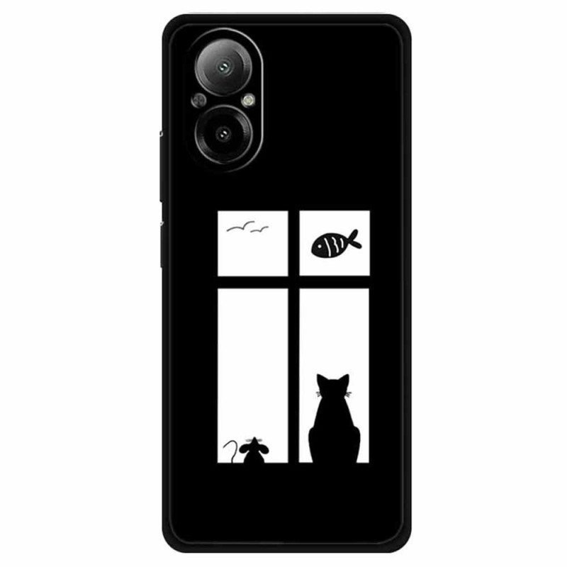 Hoesje Realme C67 Kat en Muis