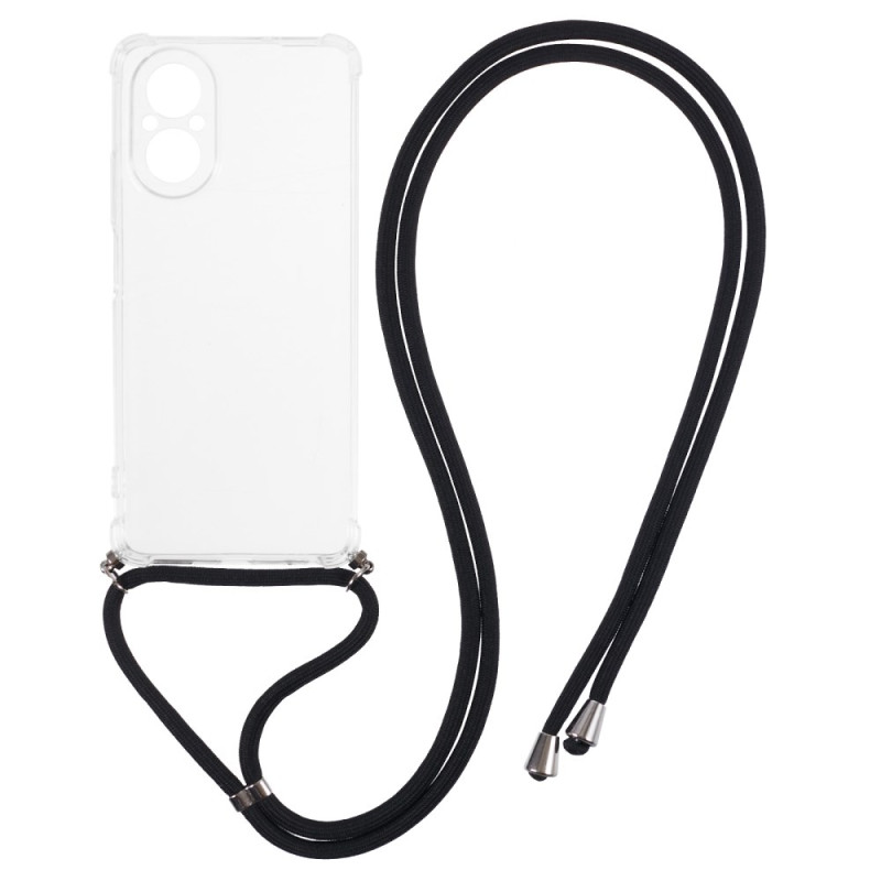 Realme C67 Transparant hoesje met snoer