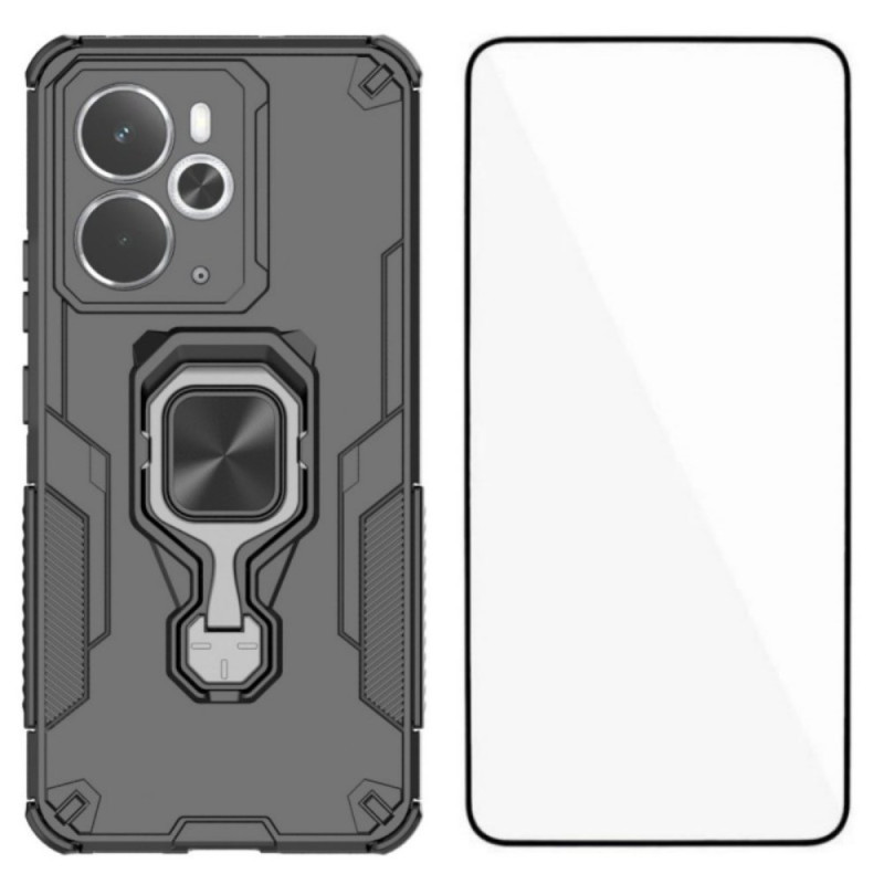 Realme 14 5G Ultrabestendige behuizing met standaard en schermbescherming