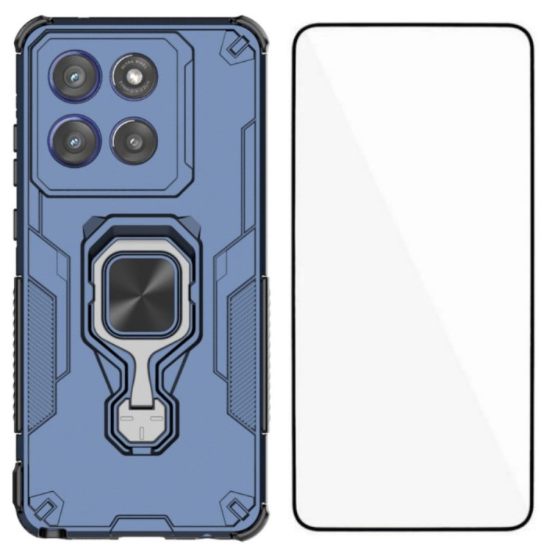 Motorola Edge 60 Stylus Hoesje met Gehard Glas Screen Protector