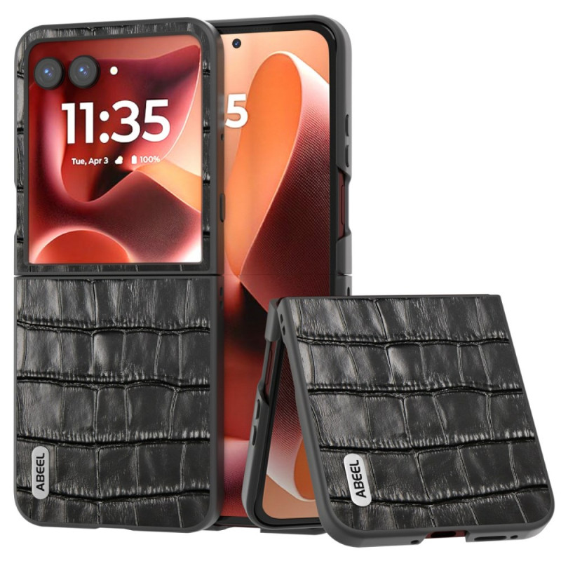 Hoes Motorola Razr 60 Ultra Style Krokodil ABEEL