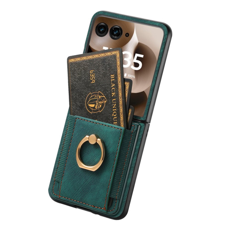 Hoesje Motorola Razr 60 Ultra Kaarthouder en Voet