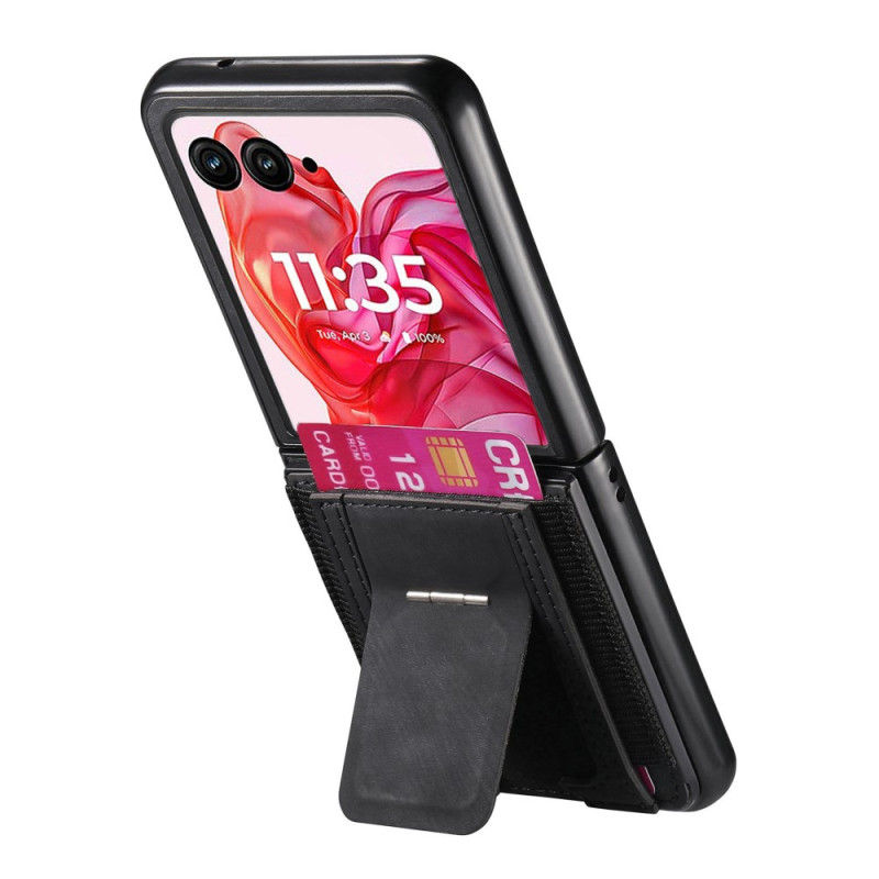 Motorola Razr 60 Ultra Geïntegreerde standaard en kaarthouder
