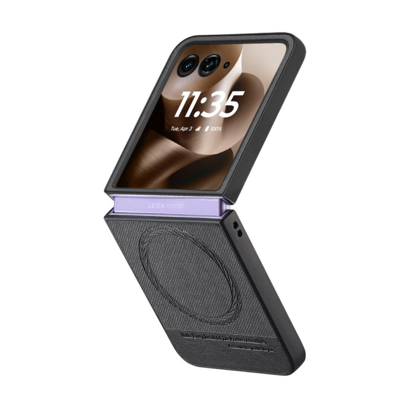 Hoes Motorola Razr 60 Ultra Compatibel MagSafe Leder Vegan