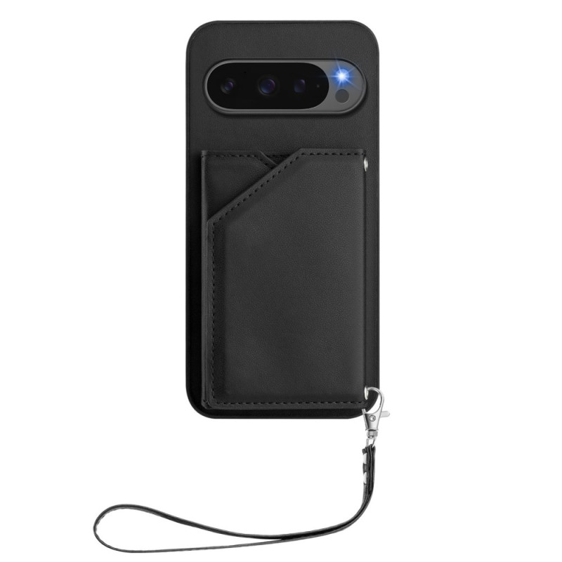 Google Pixel 10 / Pixel 10 Pro Leren Etui met Kaarthouder en Lanyard