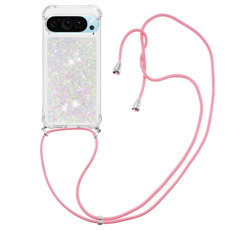 Telefoonhoesje met snoer Google Pixel 10 / 10 Pro Glitter