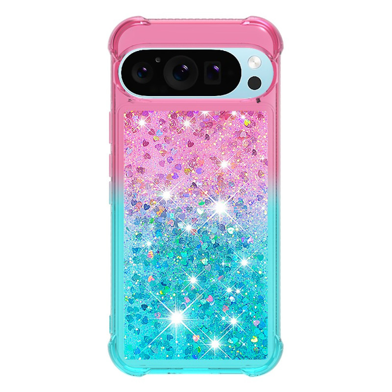 Google Pixel 10 / 10 Pro Hoesje Kleurverloop Glitter