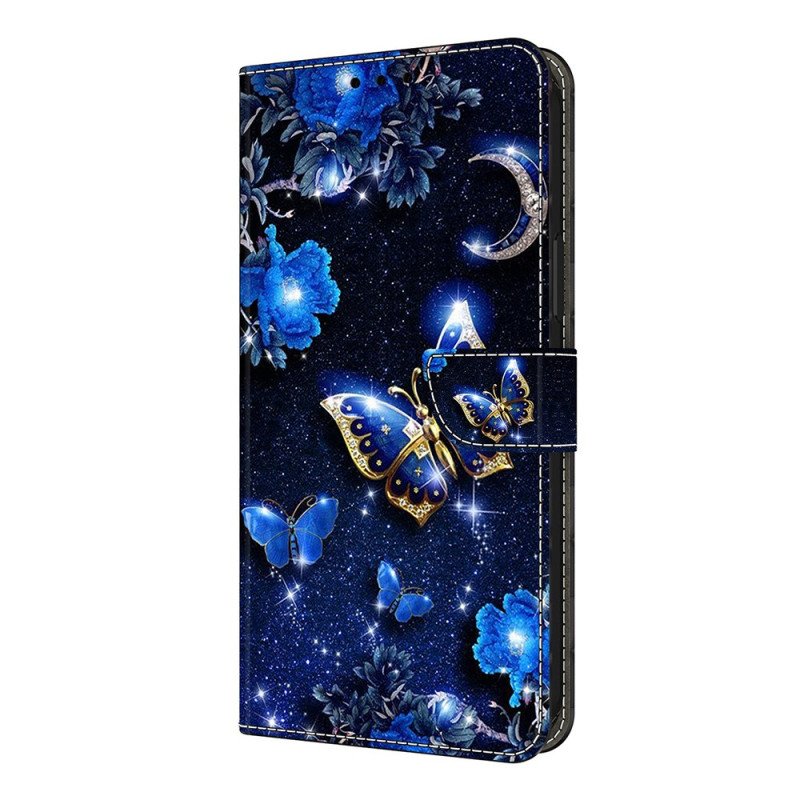 Xiaomi Redmi Note 14 Pro 4G Hoesje Glanzende Vlinders