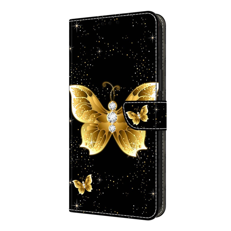 Xiaomi Redmi Note 14 Pro 4G Goud Vlinder Etui