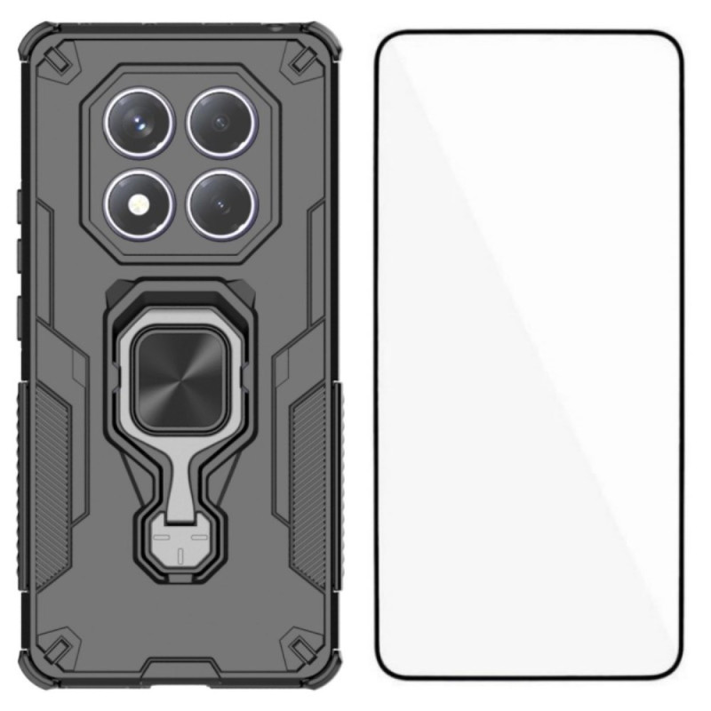 Xiaomi Redmi Note 14 Pro 4G ultrabestendig hoesje met standaard en screenprotector