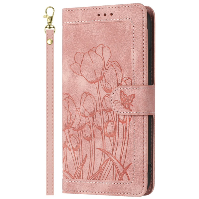 Xiaomi Redmi Note 14 Pro 4G hoesje met bloemenband