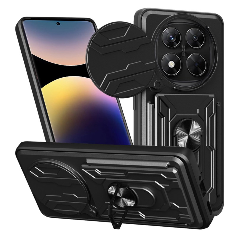 Xiaomi Redmi Note 14 Pro 4G Ultra Bestendig Hoesje met Lens Ondersteuning en Beschermer