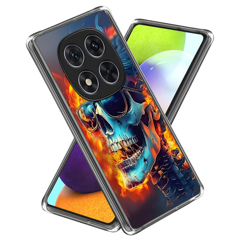 Xiaomi Redmi Note 14 Pro 4G hoesje vlammende doodskop