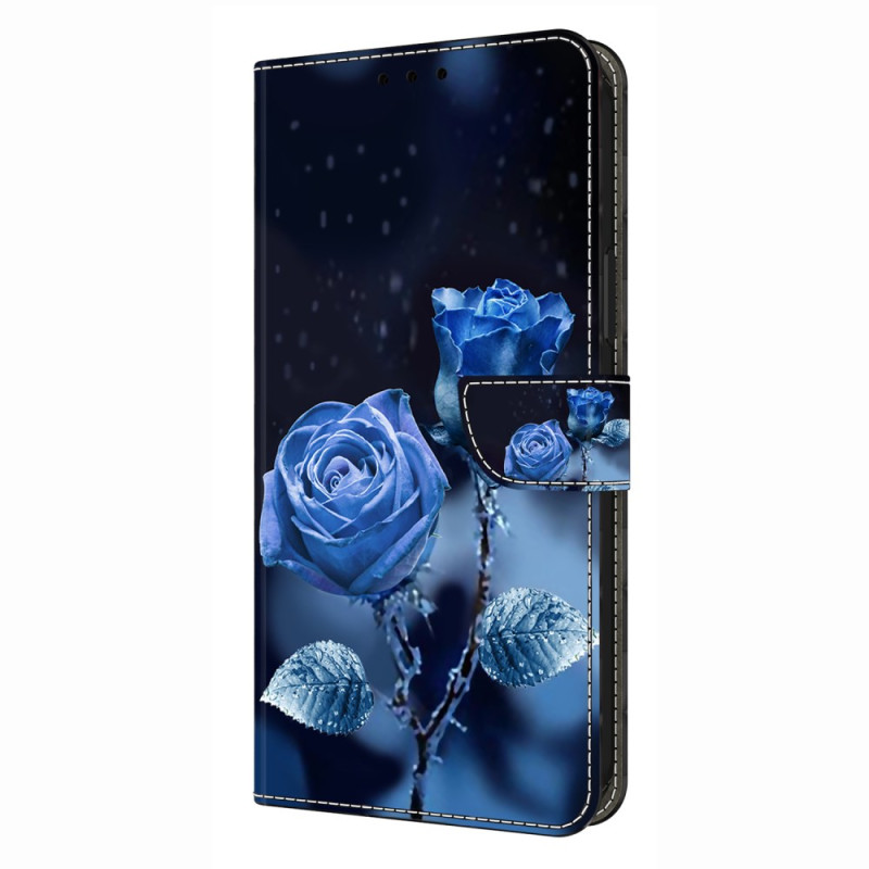 Xiaomi Redmi Note 14 Pro 4G Hoesje Blauwe Rozen