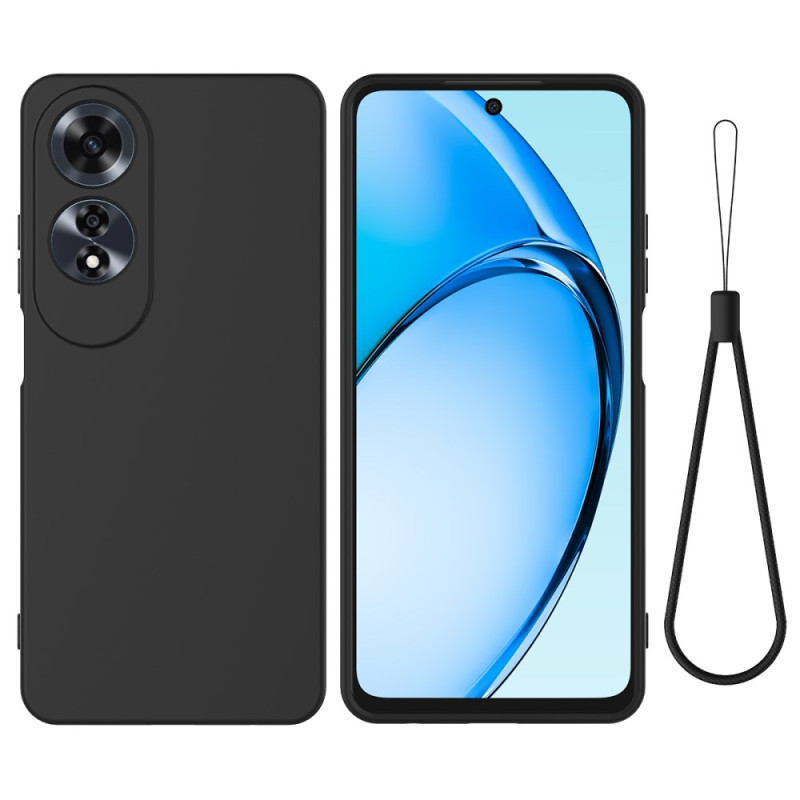 Oppo A60 4G Vloeibaar Silicone Sleutelkoord Hoesje
