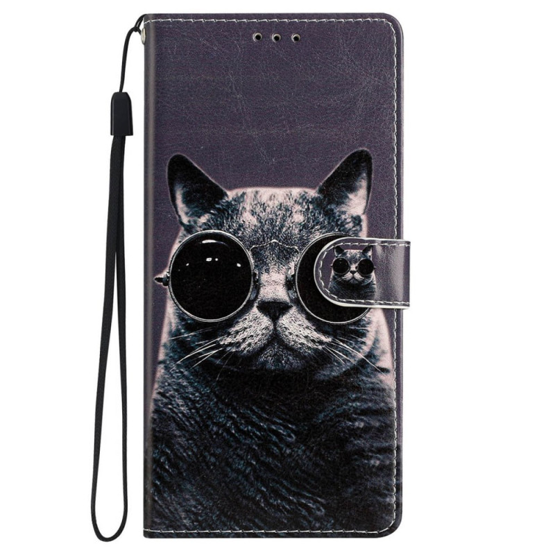 Hoesje Oppo A60 4G Cat met bril