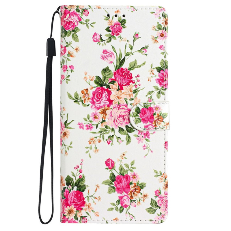 Hoesje Oppo A60 4G Rood Bloemen