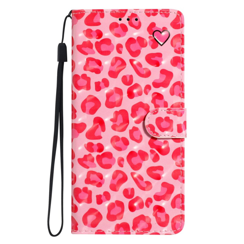 Oppo A60 4G Luipaard Roze Hoesje