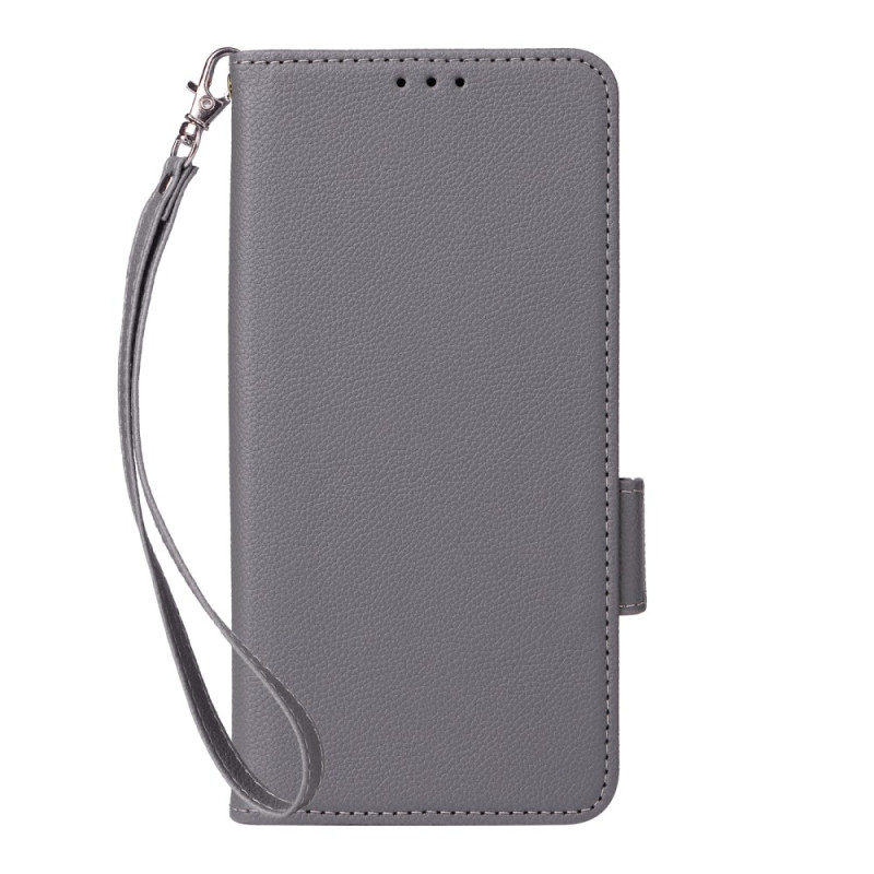 Oppo A80 5G kunstleren hoesje met Litchi riem