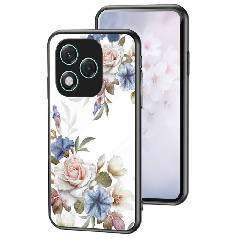 Honor 400 Lite Bloem Gehard Glas Hoesje