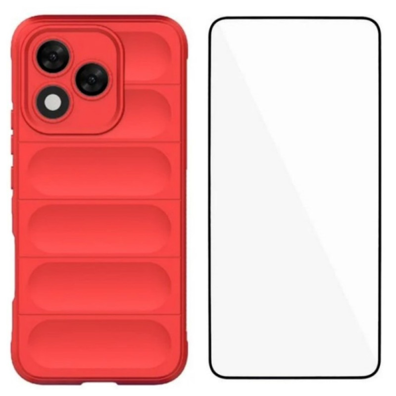 Honor 400 Lite antislipbehuizing met gehard glazen screenprotector
