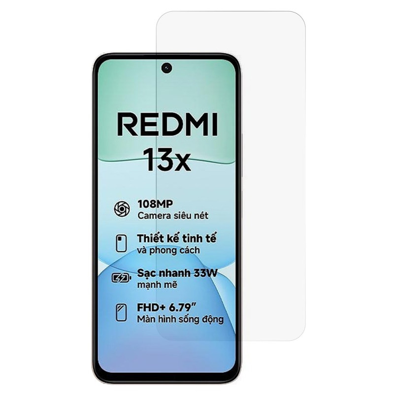 Gehard glas bescherming voor Xiaomi Redmi 13X scherm