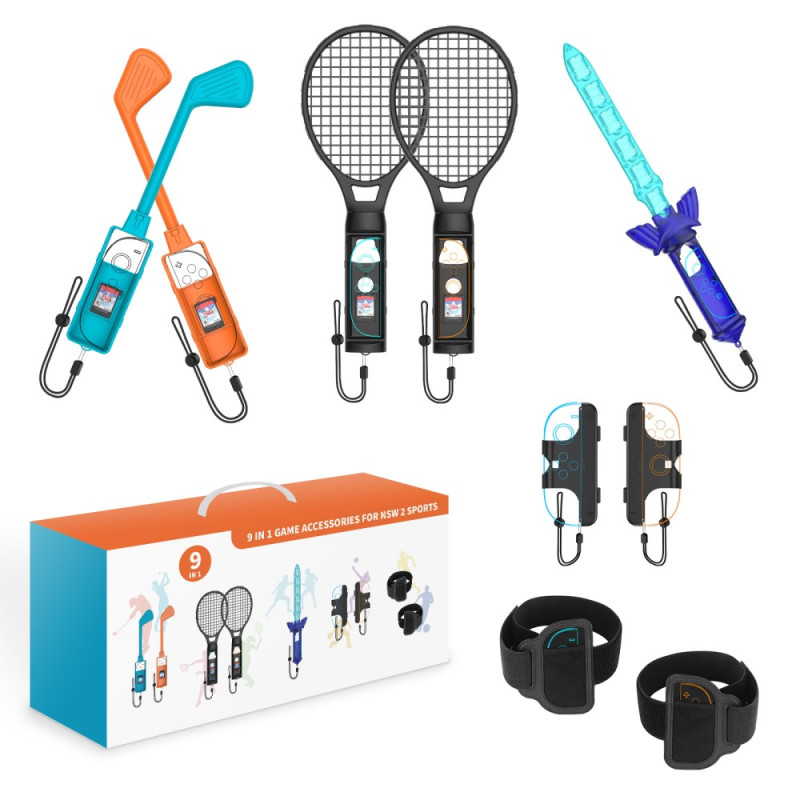 9-in-1 accessoireset voor Nintendo Switch 2