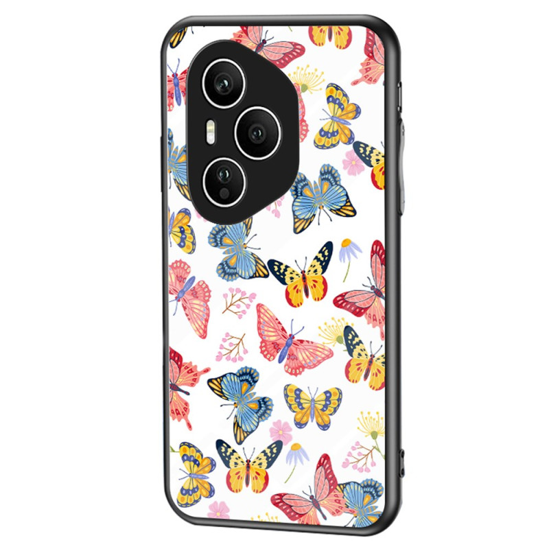 Honor 400 Pro Gehard Glazen Hoesje Vlinders
