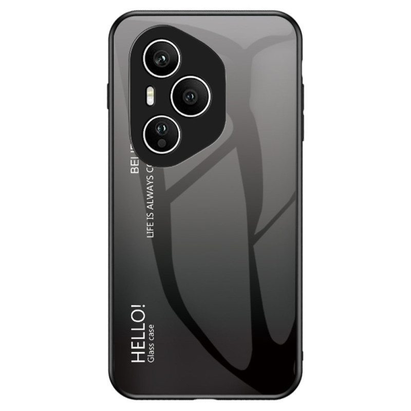 Honor 400 Pro Geval van gehard glas Hallo