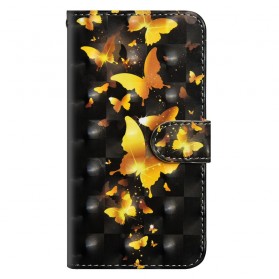 Honor 10 Lite / Huawei P Smart Case 2019 Gele Vlinders
