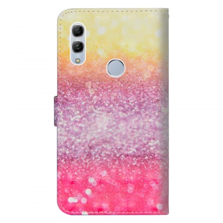 Honor 10 Lite / Huawei P Smart Case 2019 Gradient Glitter Magenta's