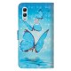 Honor 10 Lite / Huawei P Smart 2019 Vliegende Blauwe Vlinders Case