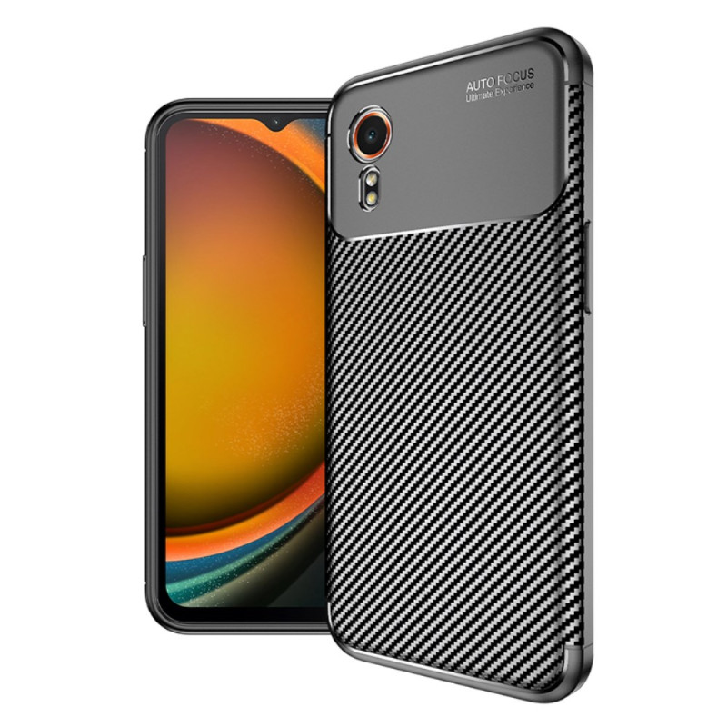 Samsung Galaxy Xcover 7 Carbon Textuur Hoesje