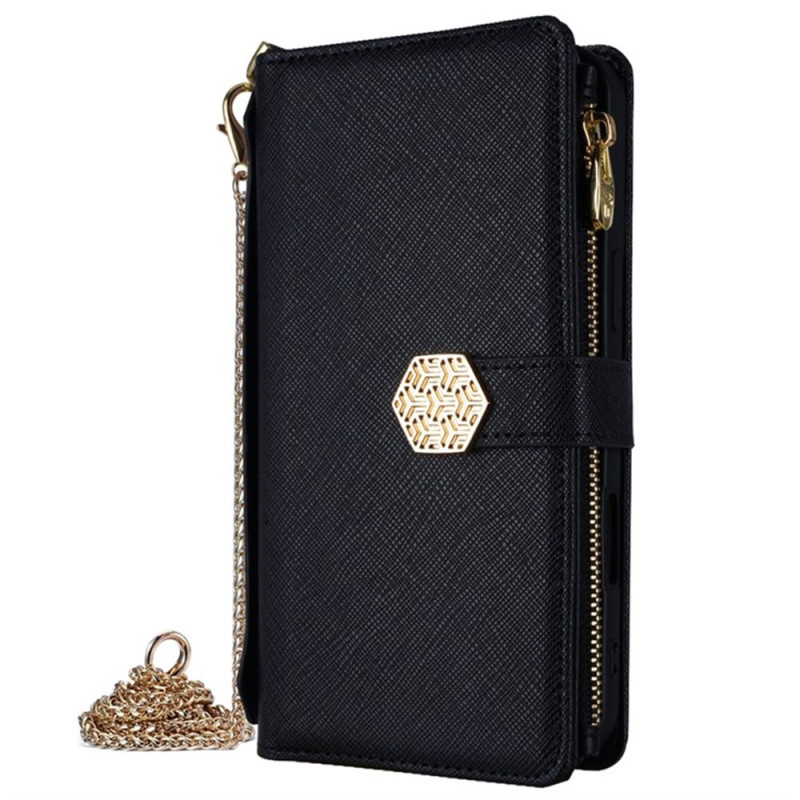 Samsung Galaxy XCover 7 Pro Premium Portemonnee Hoesje met Ketting