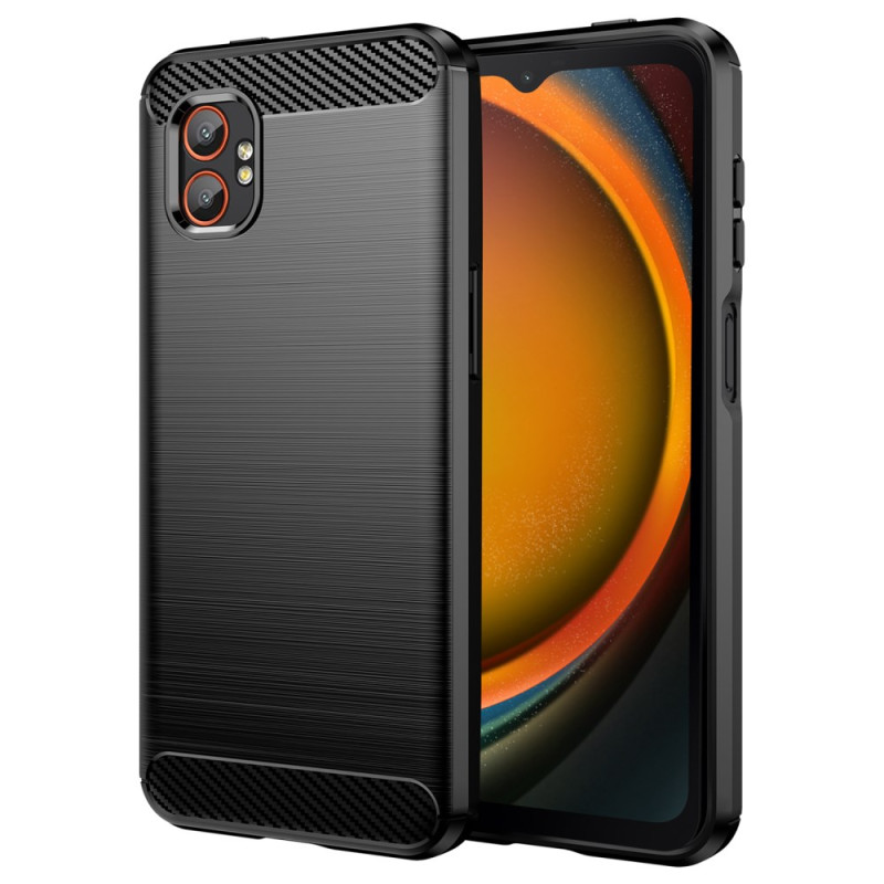 Samsung Galaxy XCover 7 Pro Geborsteld Koolstofvezel Hoesje